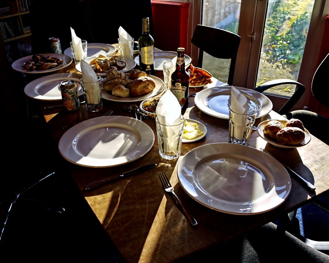 quick lunch on table