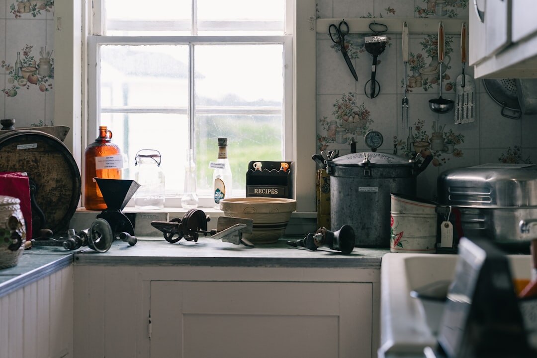 baking cake in home kitchen